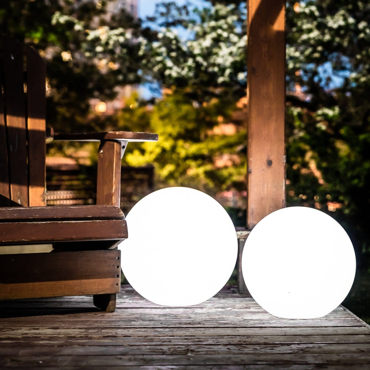 Round Garden Light
