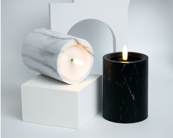 Candlylight | Trio of LED Marble Candles