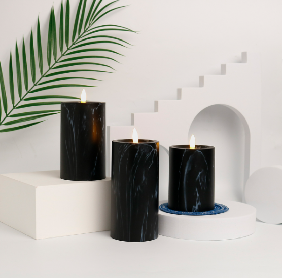Candlylight | Trio of LED Marble Candles