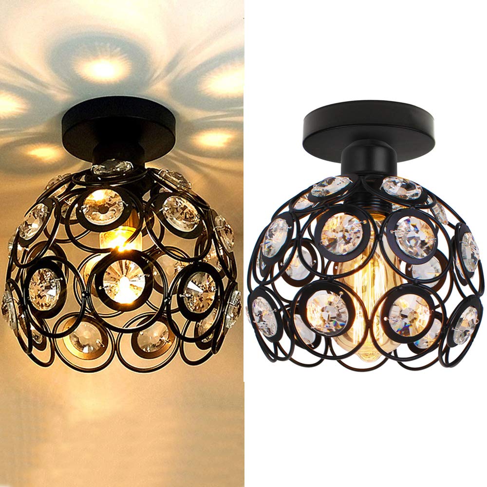 Elegant Gold Luxury Ball Ceiling Light for Hallways
