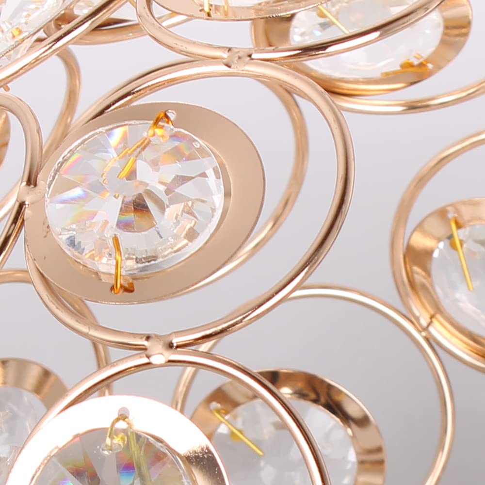Elegant Gold Luxury Ball Ceiling Light for Hallways