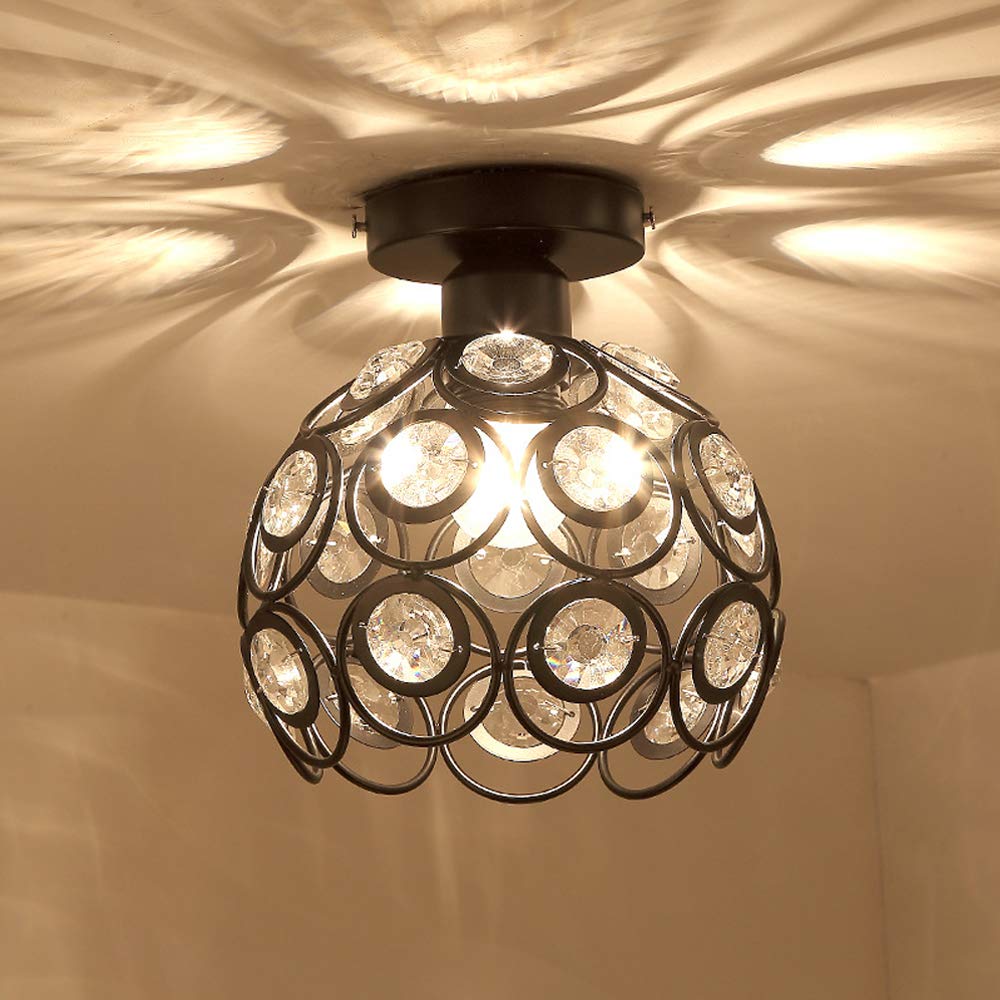 Elegant Gold Luxury Ball Ceiling Light for Hallways