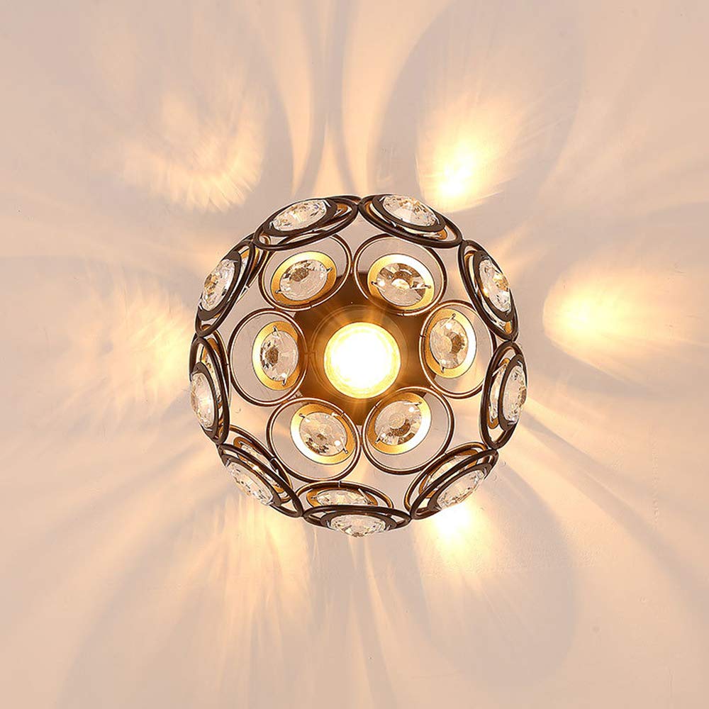 Elegant Gold Luxury Ball Ceiling Light for Hallways
