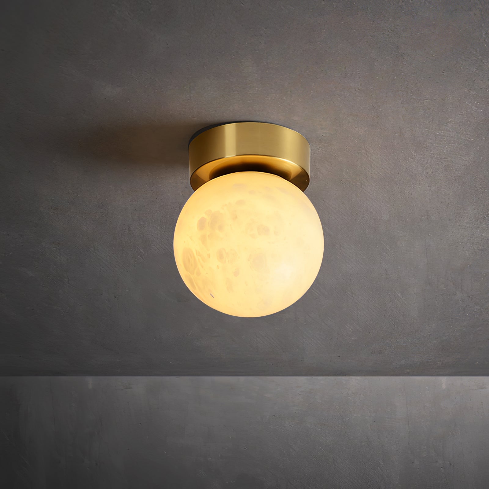 Alabaster Moon Pendant Light