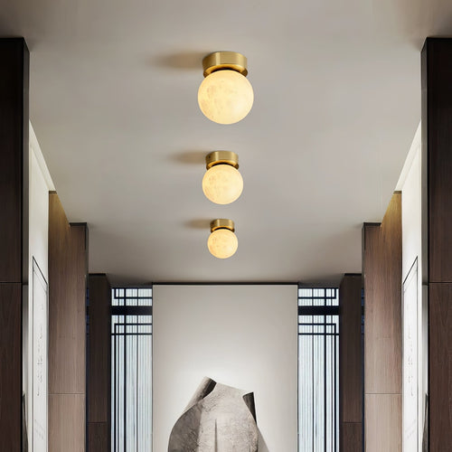 Alabaster Moon Pendant Light