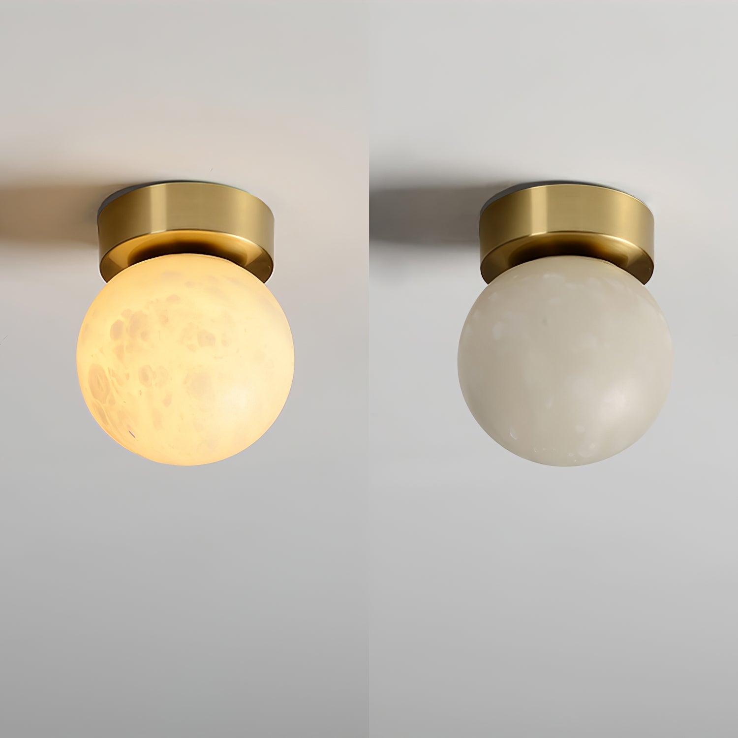 Alabaster Moon Pendant Light