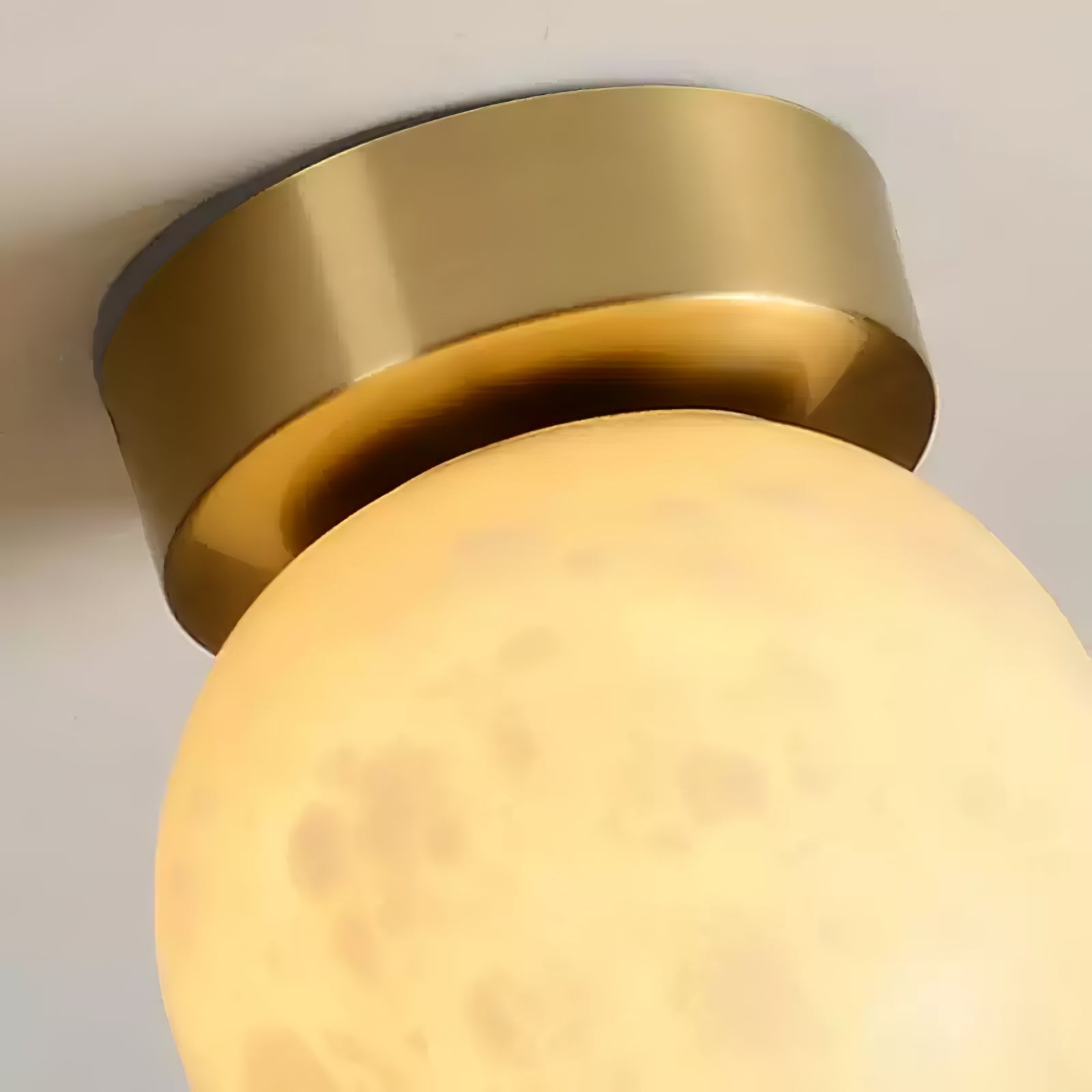 Alabaster Moon Pendant Light