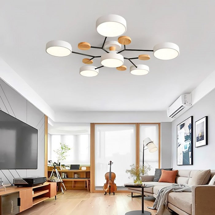 Nordic Style Branching LED Ceiling Light