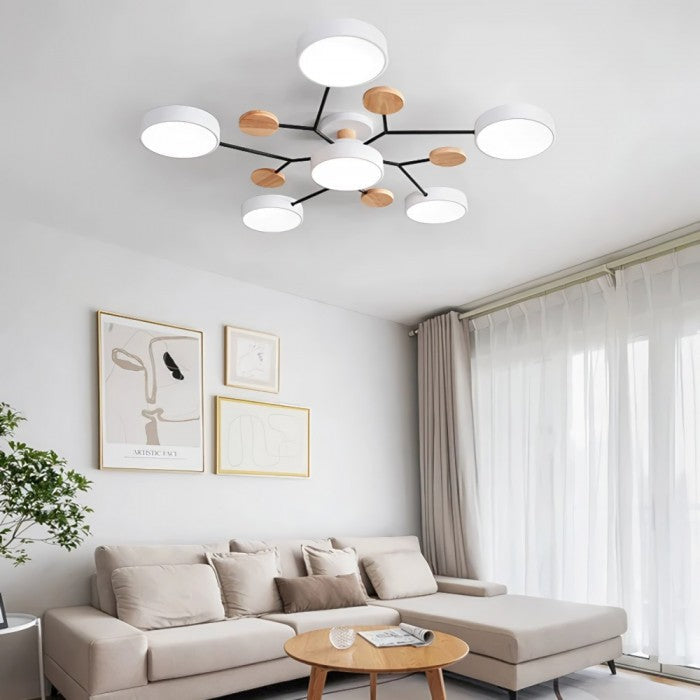 Nordic Style Branching LED Ceiling Light